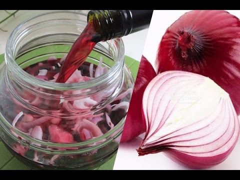 Hướng dẫn làm thần dược - Hành tây ngâm rượu vang đỏ