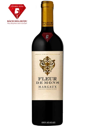 Rượu vang Pháp Fleur de Mons Margaux