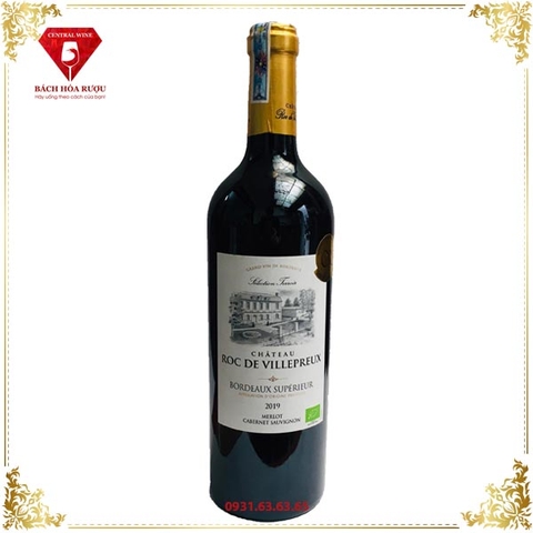 Vang Pháp Chateau Roc De Villepreux Organic