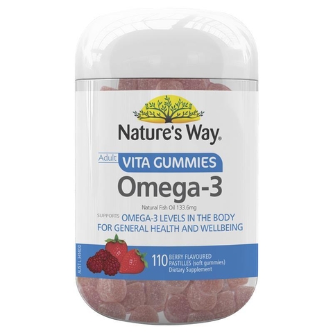 Nature's Way Adult Vita Gummies Omega 110 Pastilles
