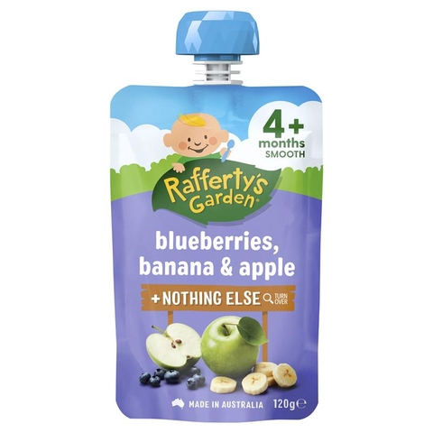 Rafferty's Garden baby food powder Blueberry Banana & Apple 120g