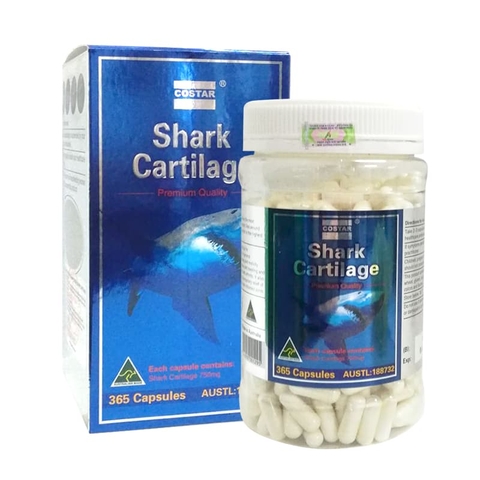 Australian shark cartilage Costar Shark Cartilage 750mg 365 tablets