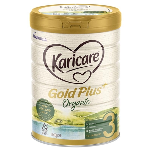 Karicare Organic Gold Plus Milk No. 3 box 900g for children over 1 year old