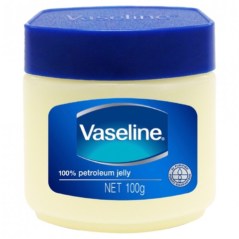 Vaseline Pure Petroleum Jelly Original Moisturizing Wax 100g