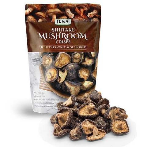 Australian dried shiitake mushrooms DJ&A Shitake Mushroom Crisps 150g