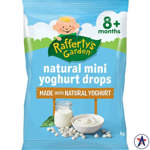 Rafferty's Garden Natural Mini Yoghurt Drops 8g baby yogurt cake