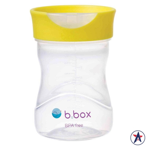 Glass practice drink water give little over 12 months year old B.Box color Yellow Training Cup Lemon 240ml
