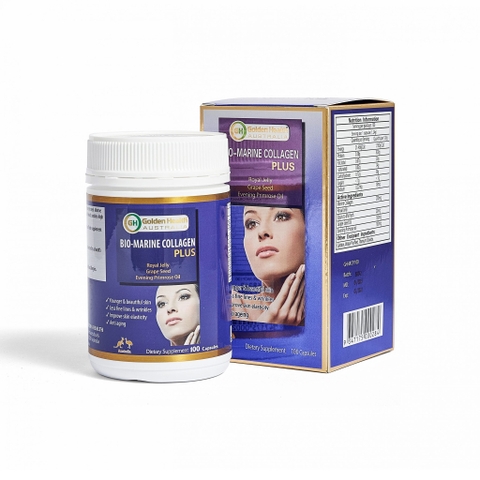 Bio Marine Collagen Plus Golden Health skin beauty pills 100 pills