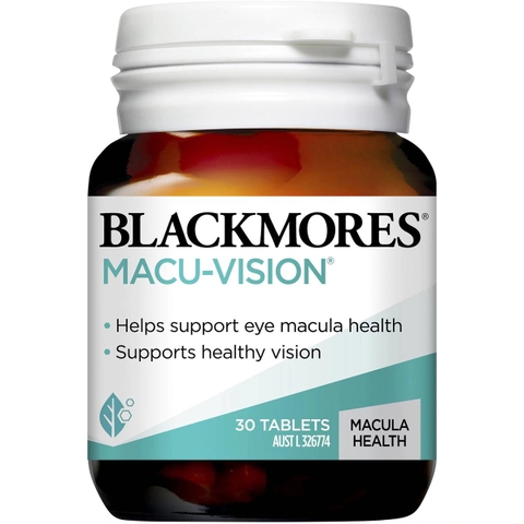 Australian Blackmores Macu Vision eye supplements 30 tablets