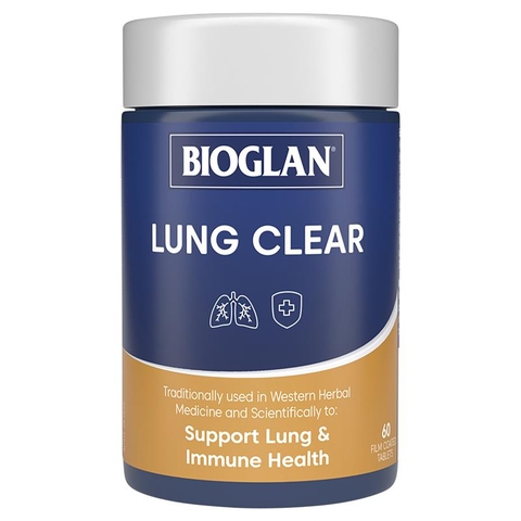 Australian Bioglan Lung Clear lung detox 60 tablets