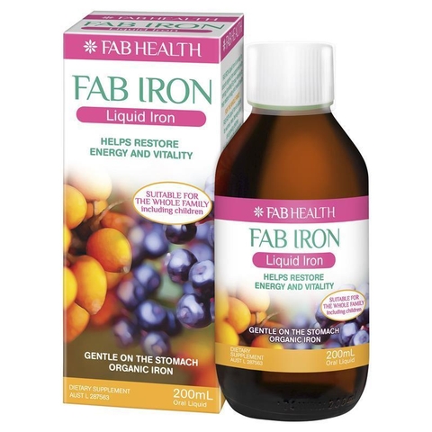 Australian Fab Iron Liquid liquid iron for anemia 200ml