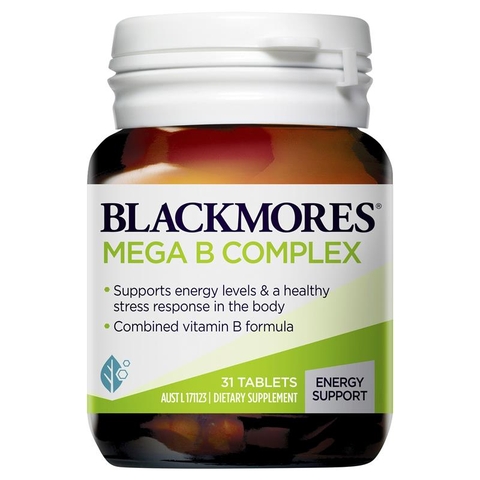 Australian multivitamin Blackmores Mega B Complex 31 tablets