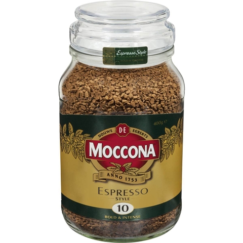 Moccona Espresso Australian Style Bold Intense Coffee 400g