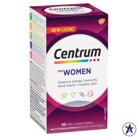 Centrum Vitamins For Women for women under 50 years old from Australia 90 tablets