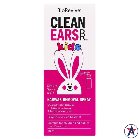Clean Ears Kids Ear Wax Removal Spray for cleaning children's ears 30ml