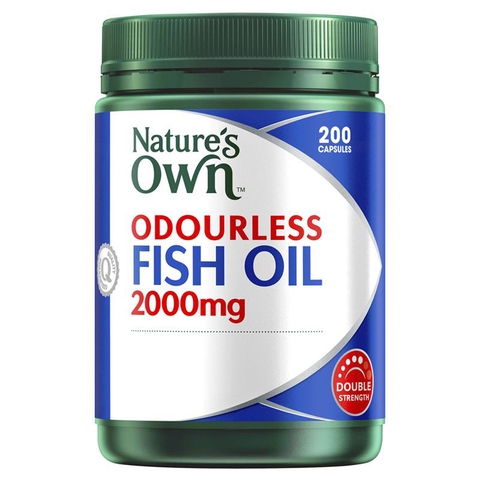 Nature's Own Odorless Fish Oil 2000mg 200 capsules