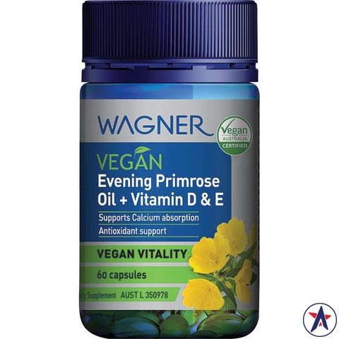 Wagner Vegan Evening Primrose Oil + Vitamin D & E 60 capsules