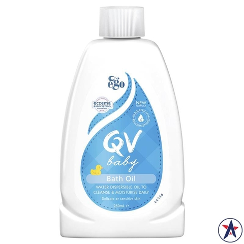 QV Baby Shower & Bath Oil 250ml