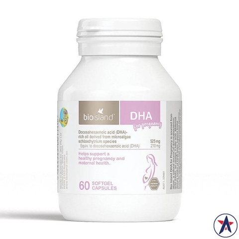 DHA for pregnant women Bio Island DHA for Pregnancy of Australia 60 tablets