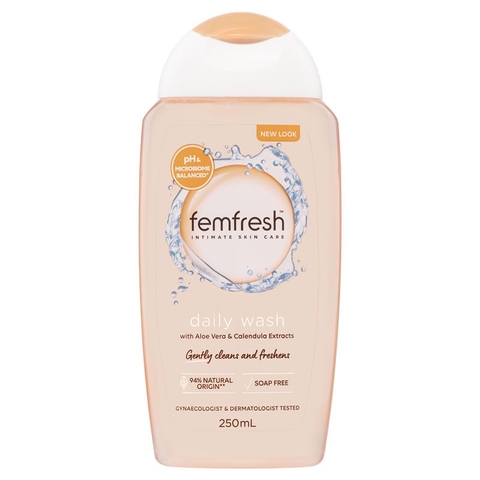 Femfresh orange feminine hygiene solution Daily Wash 250ml