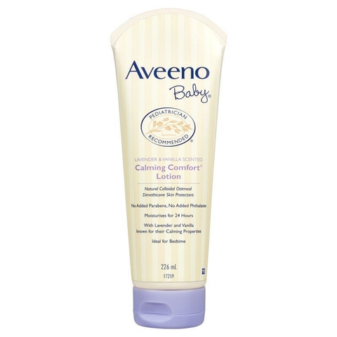 Aveeno Baby Lotion Calming Comfort Lavender Vanilla Scented 226ml