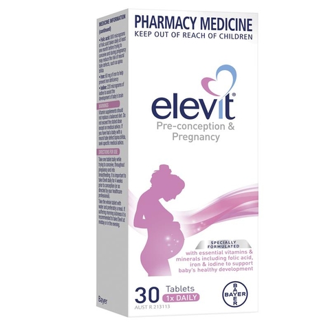 Elevit Australian Pre-conception & Pregnancy Multivitamin 30 tablets