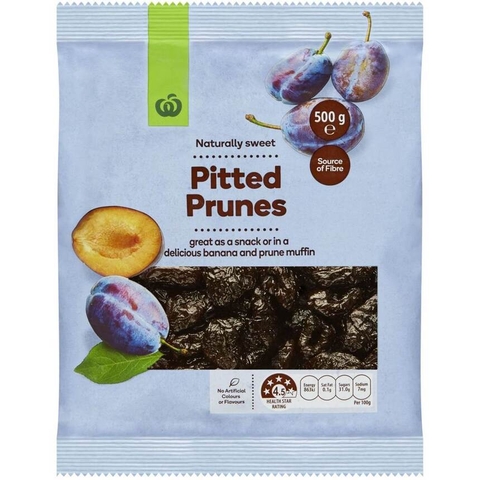 Australian Pitted Prunes Woolworths seedless dried plum jam 500g