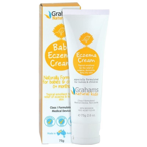 Grahams Natural Baby Eczema Cream baby eczema treatment cream 75g