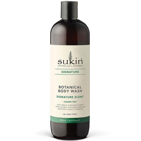 Sukin Botanical Body Wash natural herbal shower gel 500ml