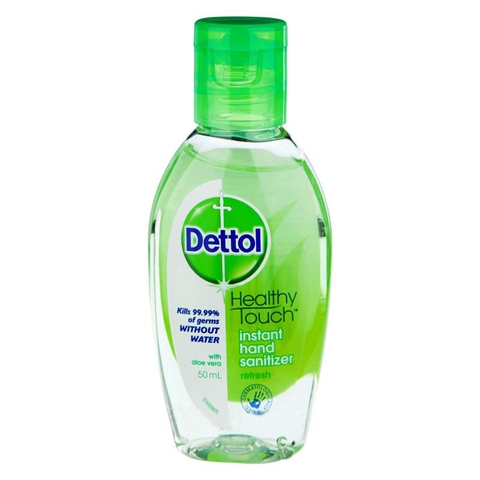 Dettol Refresh Liquid Hand Sanitizer dry hand gel 50ml