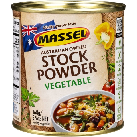 Australian Stock Powder Vegetable Seasoning Massel Seasoning 168g