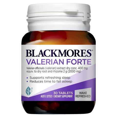 Blackmores Valerian Forte 2000mg to support good sleep, 30 tablets