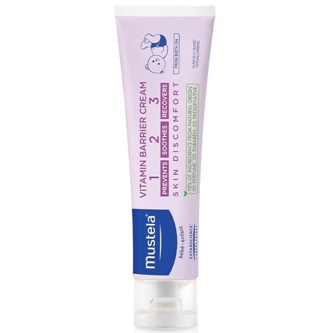 Mustela Vitamin Barrier Cream for babies against diaper rash 100ml