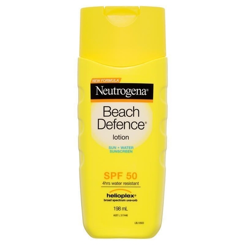 Neutrogena Beach Defense Sun + Water 198ml beach sunscreen