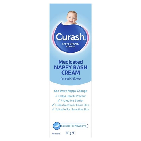 Curash Baby Skincare Nappy Rash Cream for babies 100g