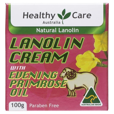 Lanolin Cream Healthy Care Evening Primrose Oil 100g