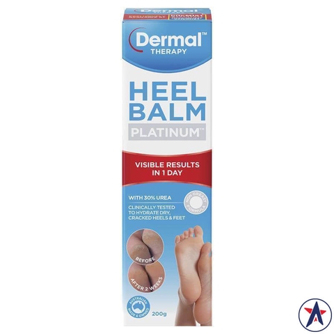Dermal Therapy Heel Balm Platinum Heel Recovery Cream 200g