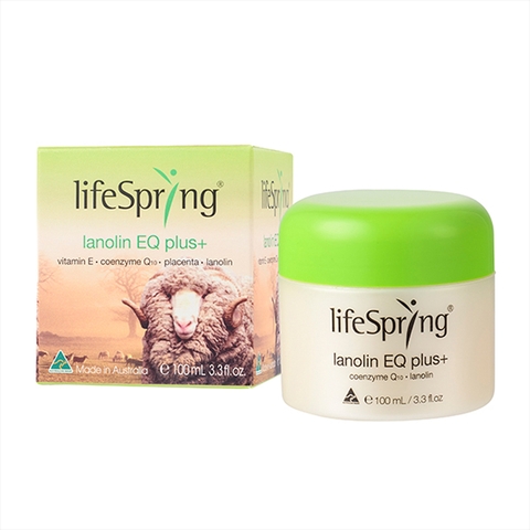 LifeSpring Lanolin EQ Plus+ Australian Sheep Placenta Cream 100ml