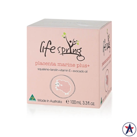 LifeSpring Placenta Marine Plus+ Australian sheep placenta cream 100ml