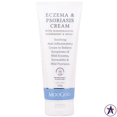 MooGoo Eczema & Psoriasis Cream Marshmallow & Elderberry 200g