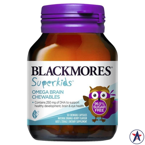 Blackmores Superkids Omega Brain Omega Supplement Candy for babies 50 tablets