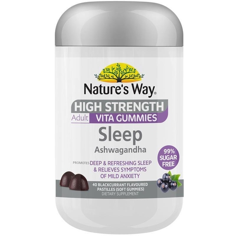 Nature's Way Sleep High Strength Adult Vita Gummies 40 Soft Gummies