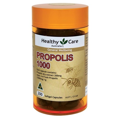 Australian Propolis Healthy Care Australian Propolis 1000mg 200 tablets