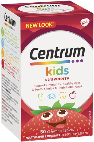 Centrum Kids Strawberry Multi Multivitamin for babies 60 tablets