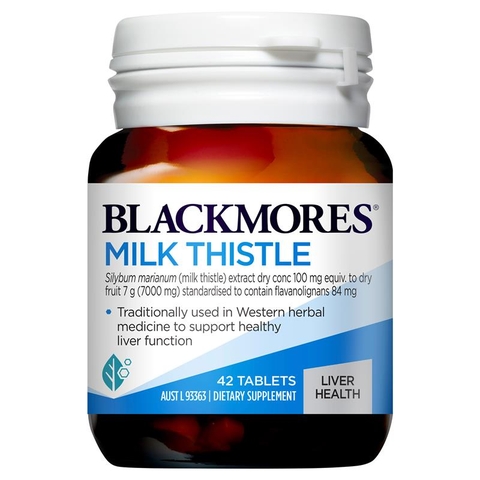 Blackmores Milk Thistle cools the liver and detoxifies the liver, 42 tablets