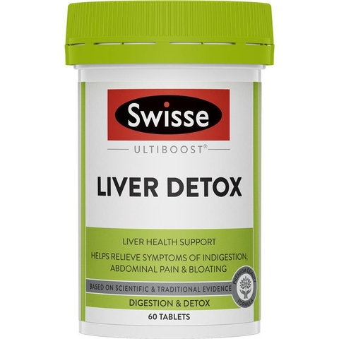 Liver Detox Swisse Ultiboost Australian liver detox 60 tablets