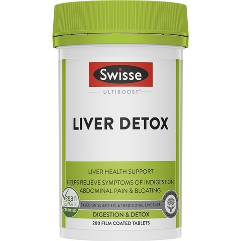 Liver Detox Australian Swisse Ultiboost liver detox pills 200 pills
