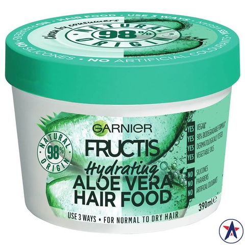 Face mask nourishment 3 in 1 hair extractor export Garnier Fructis Hair Food Hydrating Aloe Vera 390ml