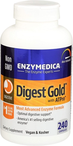 Digestive support enzyme Enzymedica Digest Gold with ATPro 240 tablets
