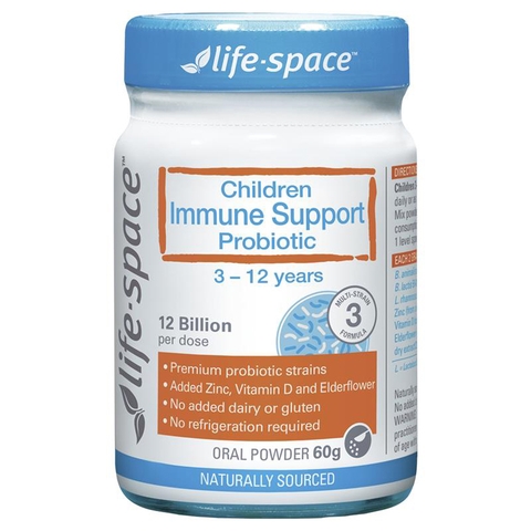 Australian probiotic Life Space Children Immune Support Probiotic 60g